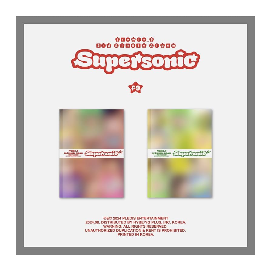 【J&Y SYSTEM公式アカウント】fromis_9 アルバム2点まとめ fromis_9 - Supersonic [3rd Single Album - KiT Ver.] - K PLACE